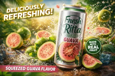 Fresh Rita — تصميم حملة إعلانية احترافية لعصير صيفي منعش