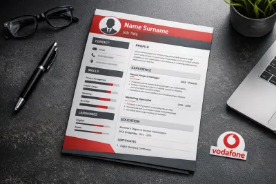 Professional CV Design – Vodafone Acceptance