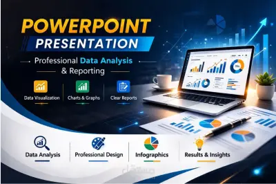 إنشاء Presentation احترافي لعرض البيانات بشكل بصري منظم