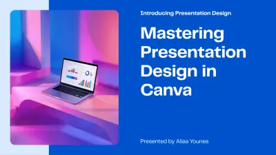 تصميم وإعداد Presentation احترافية