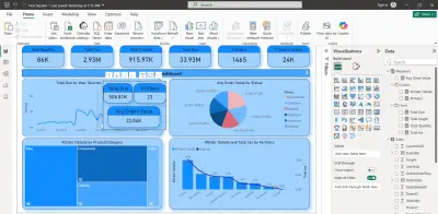 تصميم Dashboard تفاعلي لتحليل بيانات المبيعات باستخدام Power BI