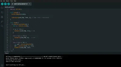 تحكم ذكي في LED باستخدام ESP32 وواجهة Python GUI
