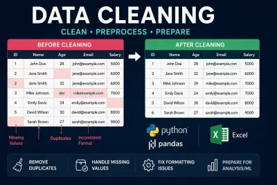 I will clean and preprocess your dataset professionally
