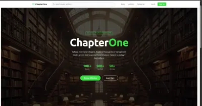 ChapterOne - متجر إلكتروني للكتب بـ Angular و Node
