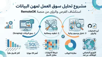 تحليل سوق العمل في مجال البيانات باستخدام Web Scraping و Python