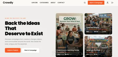 مشروع منصة تمويل جماعي (Crowd-Funding Web App)