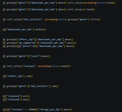 عمل queries باستخدام sql و تنظيف الداتا باستخدام مكتبة pandas