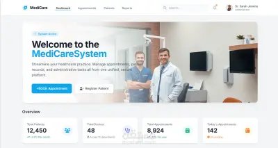 نظام إدارة عيادة باستخدام ASP NET Core