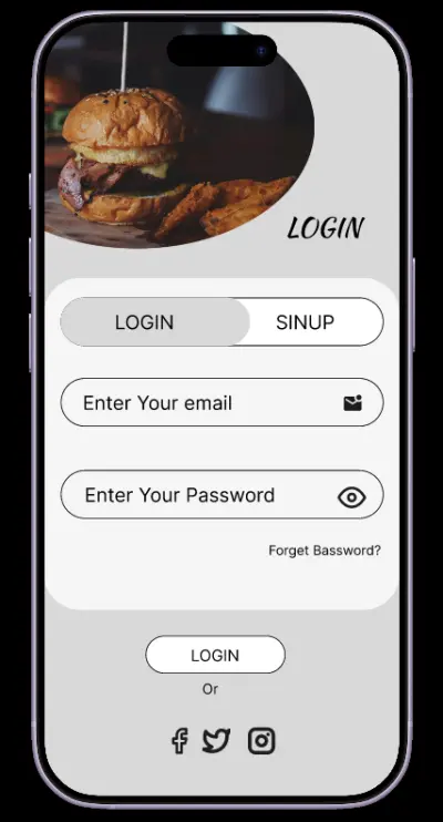 تصميم واجهات تطبيق مطعم متكامل (8 شاشات احترافية) - UI/UX