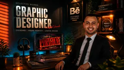 تصميم وبرمجة موقع معرض أعمال (Portfolio) شخصي احترافي ومتجاوب