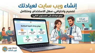 حوّل عيادتك لعيادة ذكية: برمجة موقع طبي شامل مع نظام حجز مواعيد.