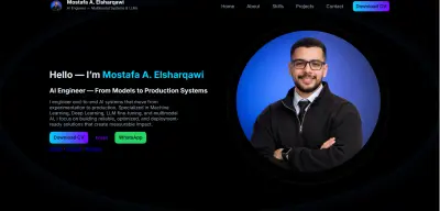 I will build a professional portfolio website that gets you hired