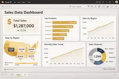 Sales Data Dashboard – تحليل بيانات المبيعات