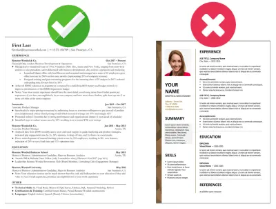 تصميم Resume احترافي متوافق مع ATS وجاهز للتقديم على الوظائف