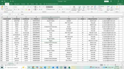 إدخال وترتيب بياناتك على Excel أو Word أو Google Sheets باحترافية