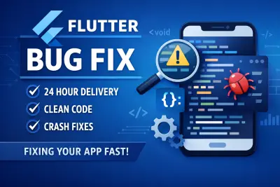 اصلاح اخطاء كود flutter