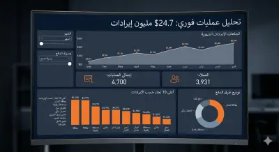 تحليل المدفوعات الرقمية والأداء المالي (Fawry)