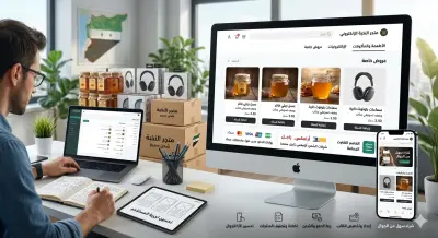 إنشاء وتطوير متجر إلكتروني متكامل باستخدام منصة سلة/زد.