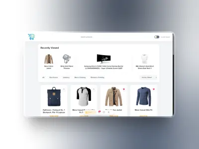 تطبيق تجارة إلكترونية متكامل (JavaScript و CSS3 و html)