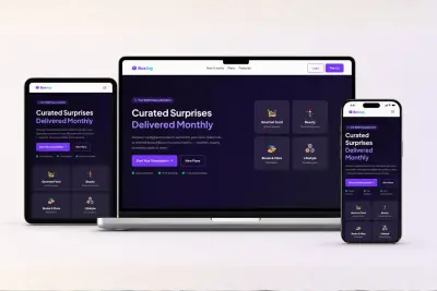 Subscription Box Platform- Front-End Design