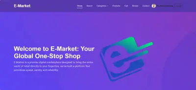 منصة "E-Market" للتجارة الإلكترونية | ASP.NET Core MVC & SQL Server