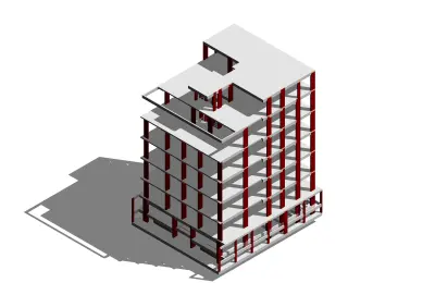 خراج لوحات التصميم الإنشائي المتكاملة باستخدام Revit