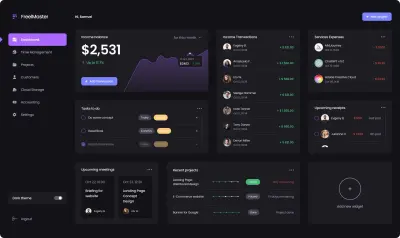 Dashboard لإدارة شغل الفريلانسر المصري