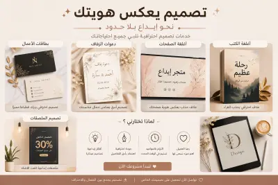 طاقات الأعمال، دعوات الزفاف، أغلفة الصفحات، أغلفة الكتب، والملصقات الإعلانية،سيرة ذاتية