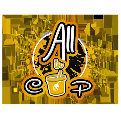 شعار مطعم ALL IN CUP