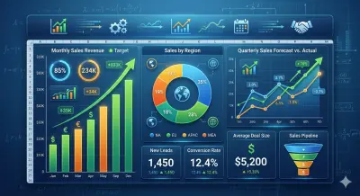 Business Performance Dashboard | Excel Analytics