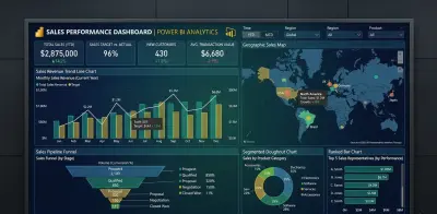 تصميم Dashboard لتحليل أداء المبيعات باستخدام Power BI (Sales Performance Dashboard)