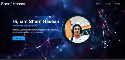 تصميم موقع شخصي Portfolio