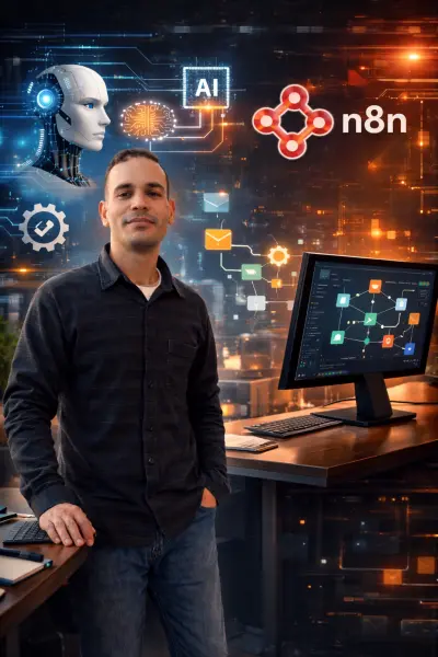 أنشاء workflow  مخصص على n8n