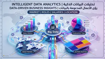بناء لوحة معلومات تفاعلية (Dashboard) لتحليل سوق العمل وقوى العمل باستخدام Power BI.