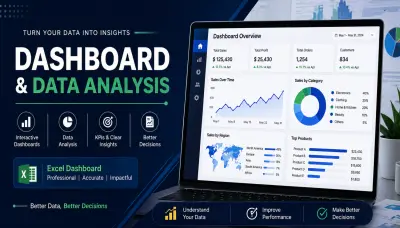 dashboard باستخدام الExcel