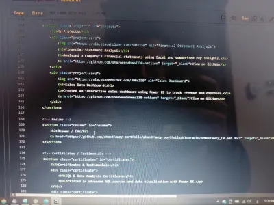 برتفوليو ويب سايت
