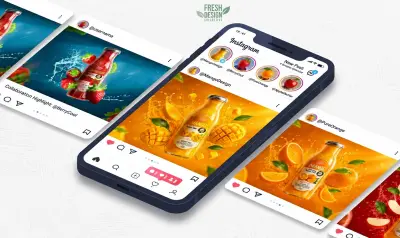 Fresh Juice Social Media Campaign