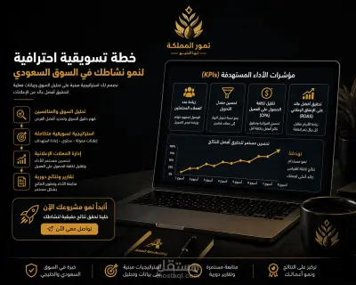خطة تسویقیة شامله 2026 - شركة تمور المملكة