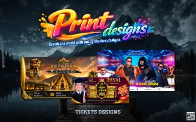 تصاميم التذاكر | Tickets Designs
