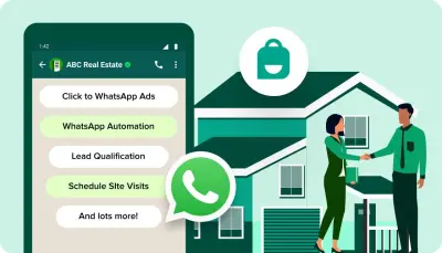 إنشاء داتا عملاء محتملين عبر WhatsApp للمشاريع العقارية