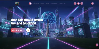 Educational website for children
