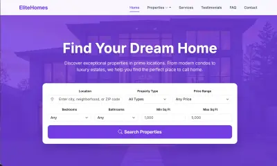 تصميم وتطوير موقع احترافي باستخدام HTML و CSS و Bootstrap m