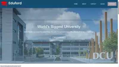موقع تعريفي لجامعة