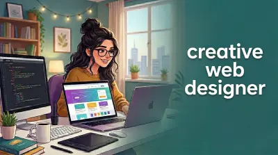 تصميم وتطوير مواقع ويب متكاملة باستخدام HTML, CSS, JS