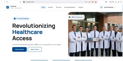 برمجة منصة CareLink للرعاية الصحية وإدارة العيادات والمراكز الطبية