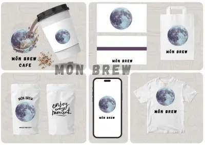 MŌN BREW Cafe Brand