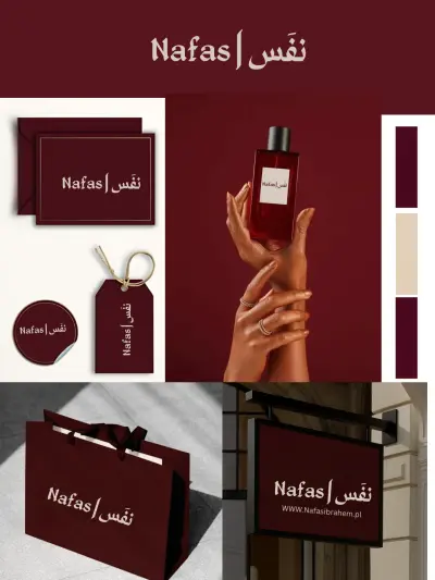 تصميم هوية بصرية لبراند عطور فاخر