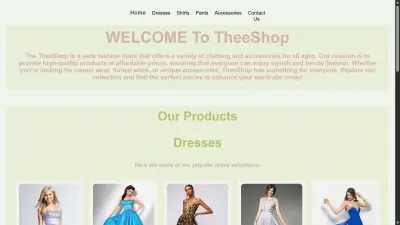 موقع بيع ملابس theeShop