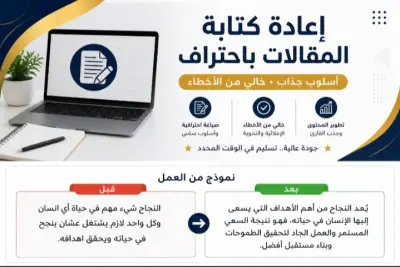 إعادة كتابة وصياغة المقالات العربية بأسلوب احترافي