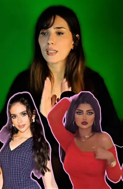 صانعة محتوى أمام الكاميرا